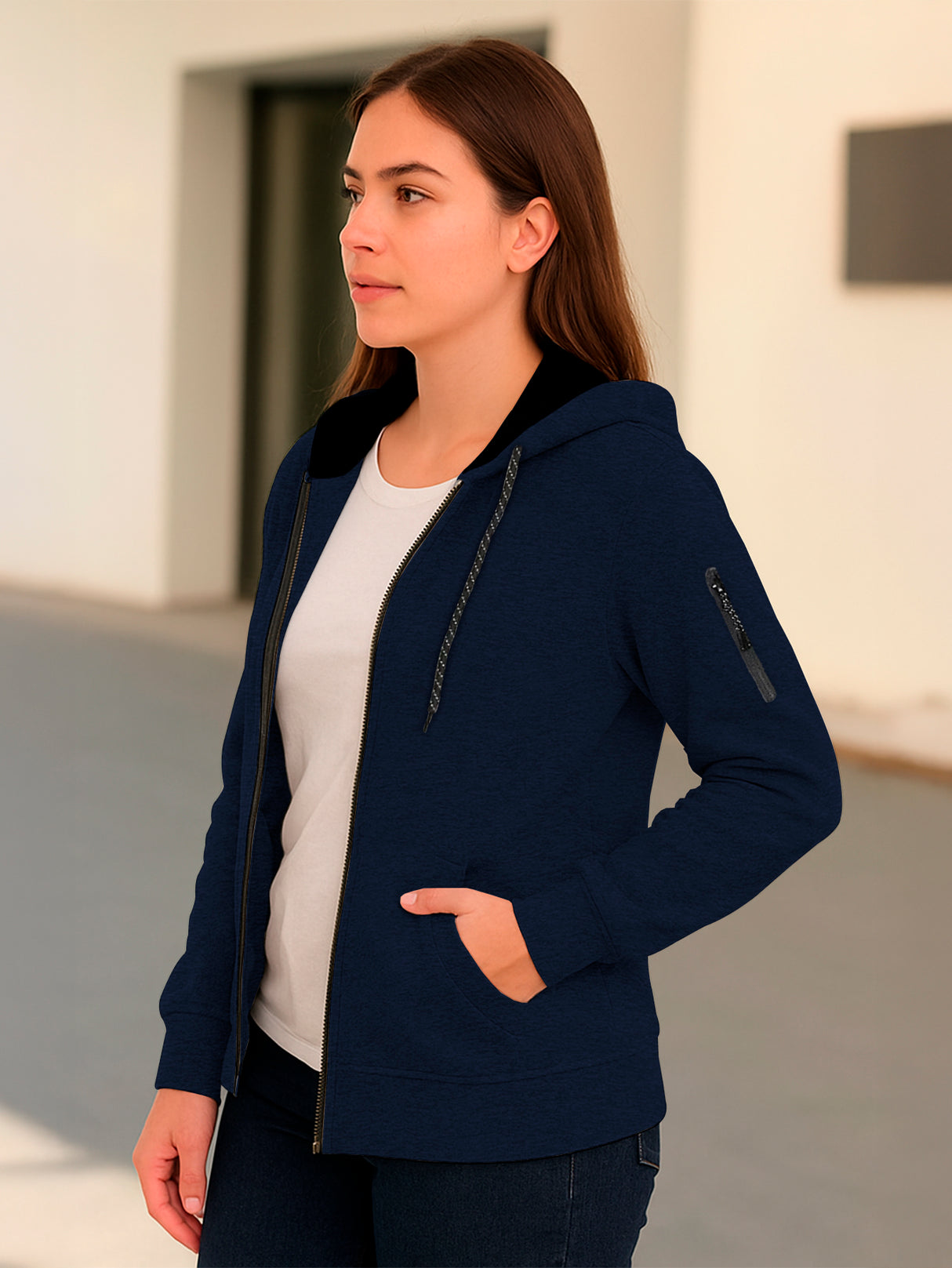 Sudadera Mujer Con Capucha De Calidad