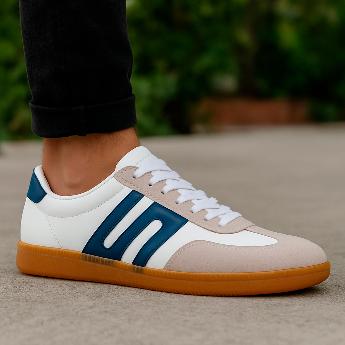 Tenis para hombre informales con un diseño casual para el uso diario Zapatilla casual con suela antideslizante con agujeta para un uso mas cómodo