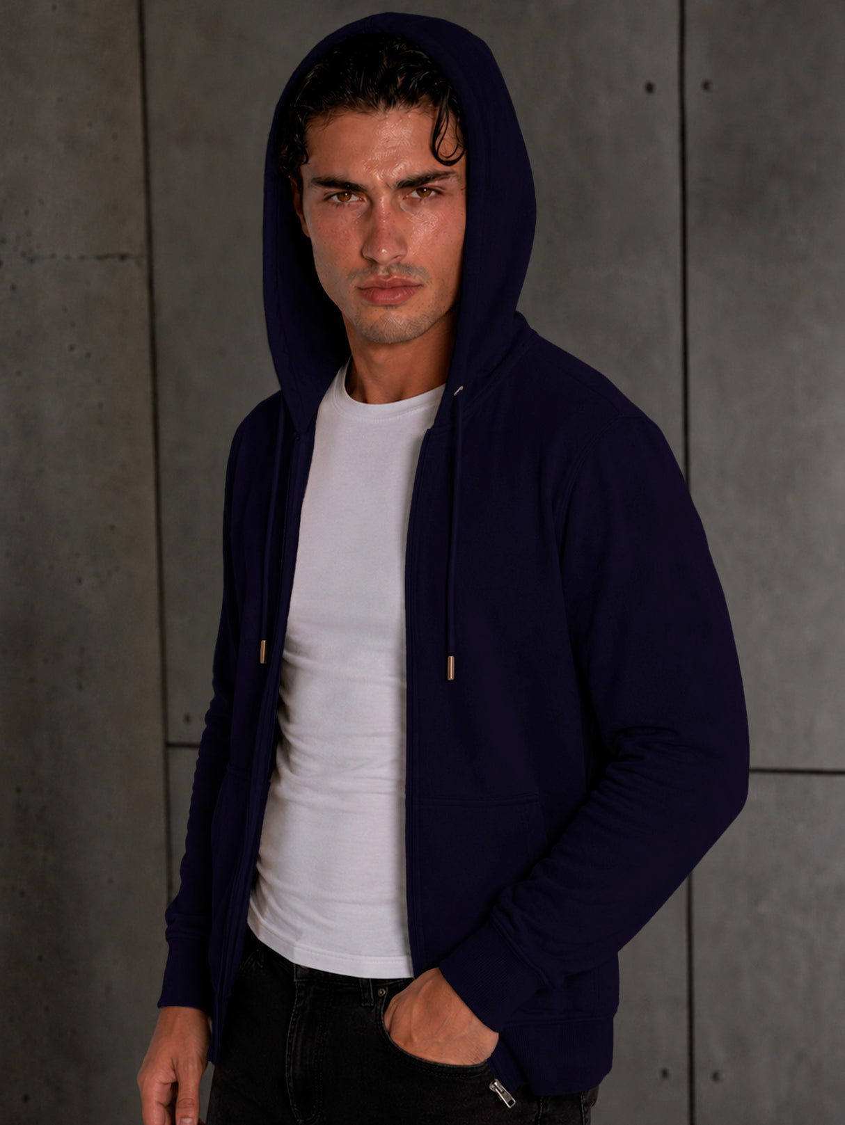 Sudadera Hoddie Para Hombre Con Cierre y Capucha Mayoreo