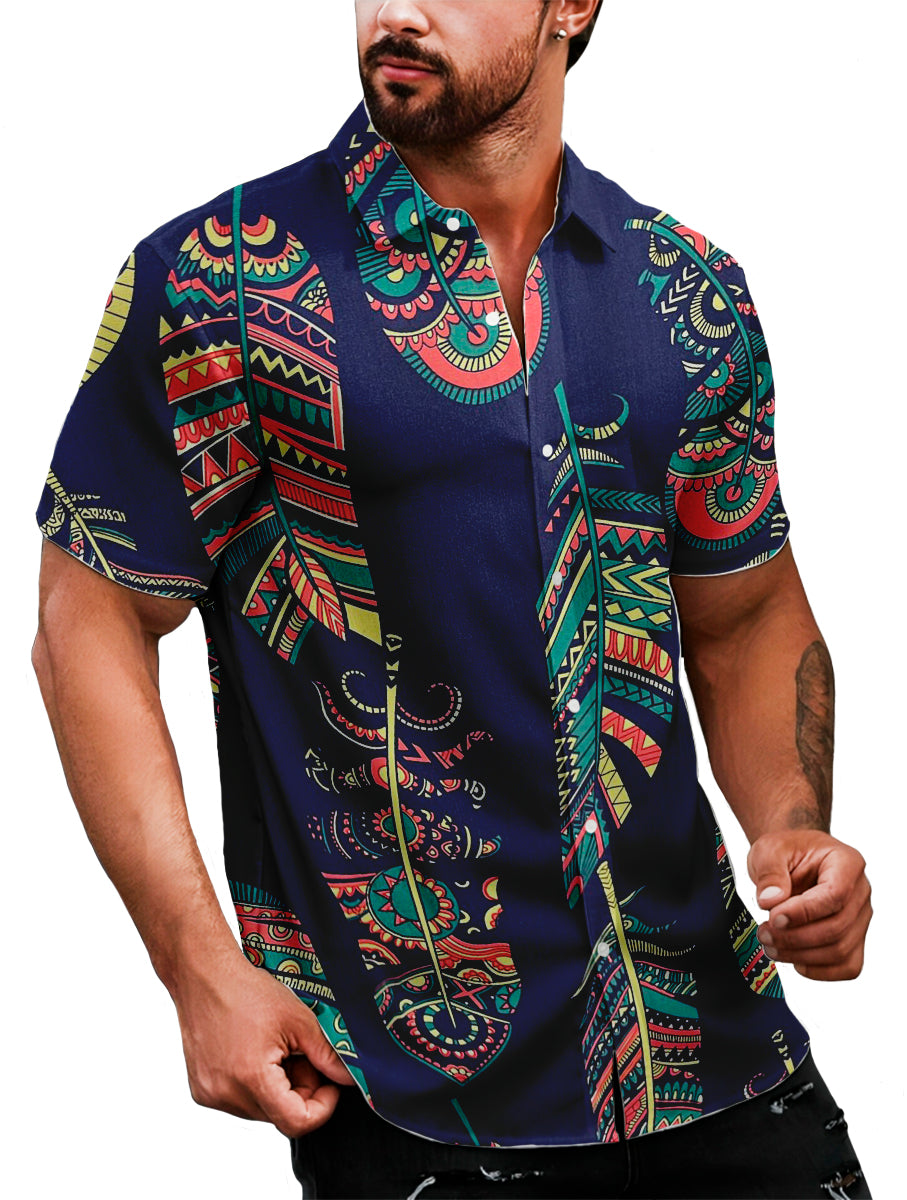 Camisa Casual Para Hombre Strech Manga Corta Shendy Vendy