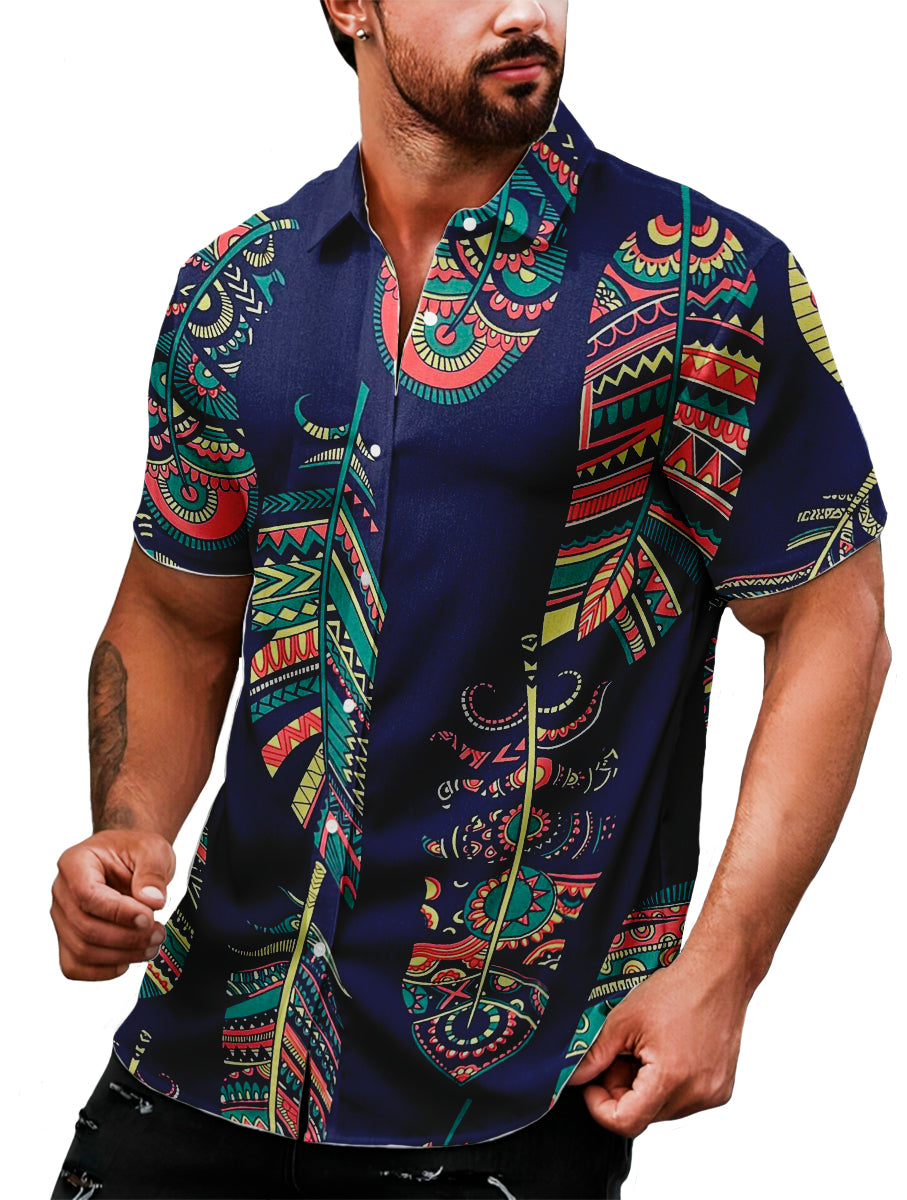 Camisa Casual Para Hombre Strech Manga Corta Shendy Vendy