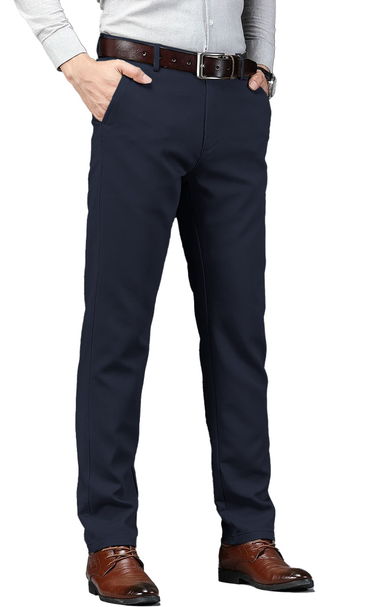 Pantalon De Gabardina Casual Strech Hombre De Vestir King B