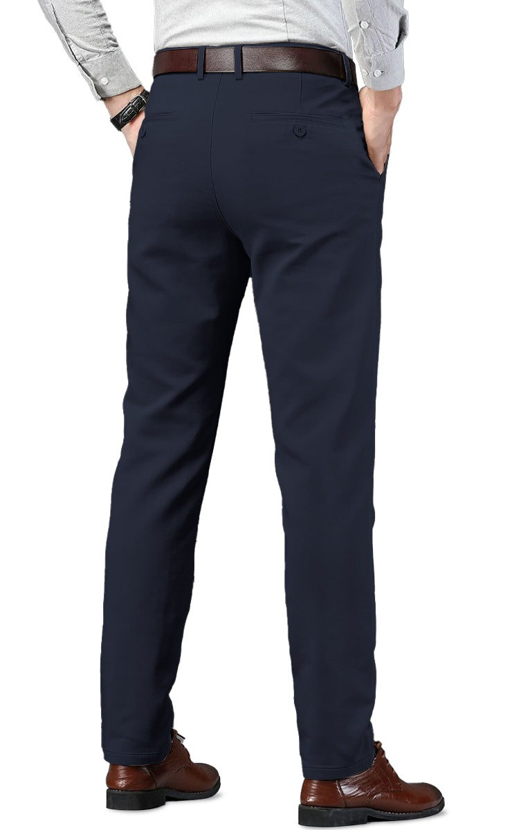 Pantalon De Gabardina Casual Strech Hombre De Vestir King B