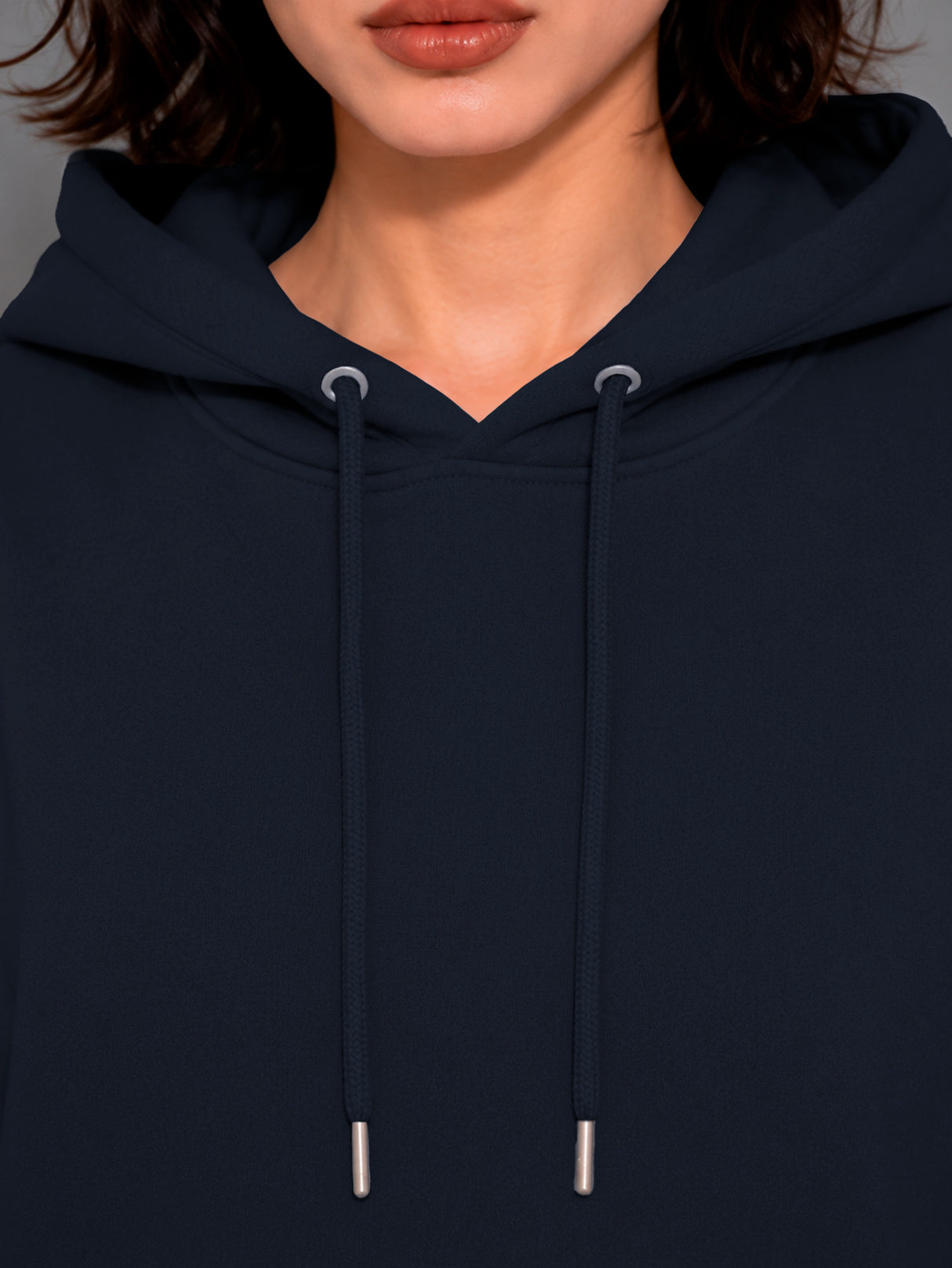 Sudadera con Capucha para Mujer Manga Larga Hoodie sin Cierre