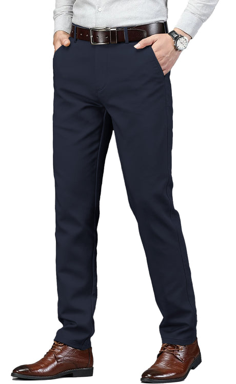 Pantalon De Gabardina Casual Strech Hombre De Vestir King B