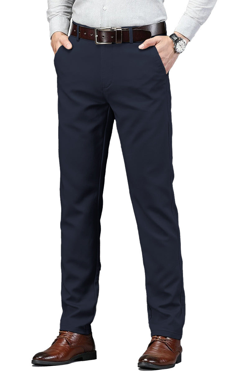 Pantalon De Gabardina Casual Strech Hombre De Vestir King B