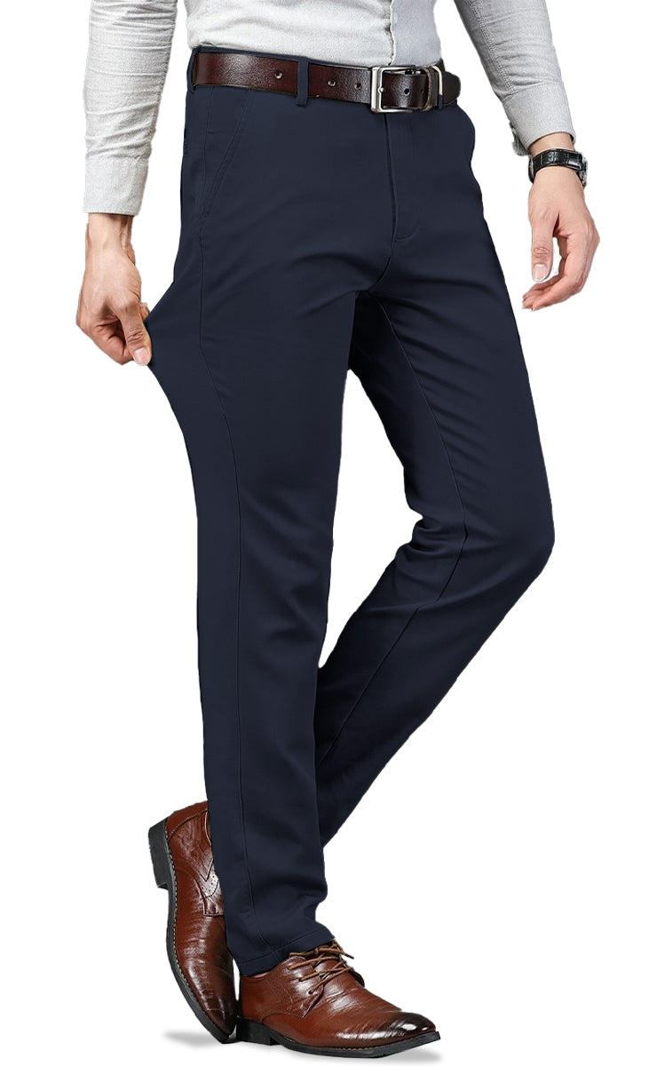 Pantalon De Gabardina Casual Strech Hombre De Vestir King B