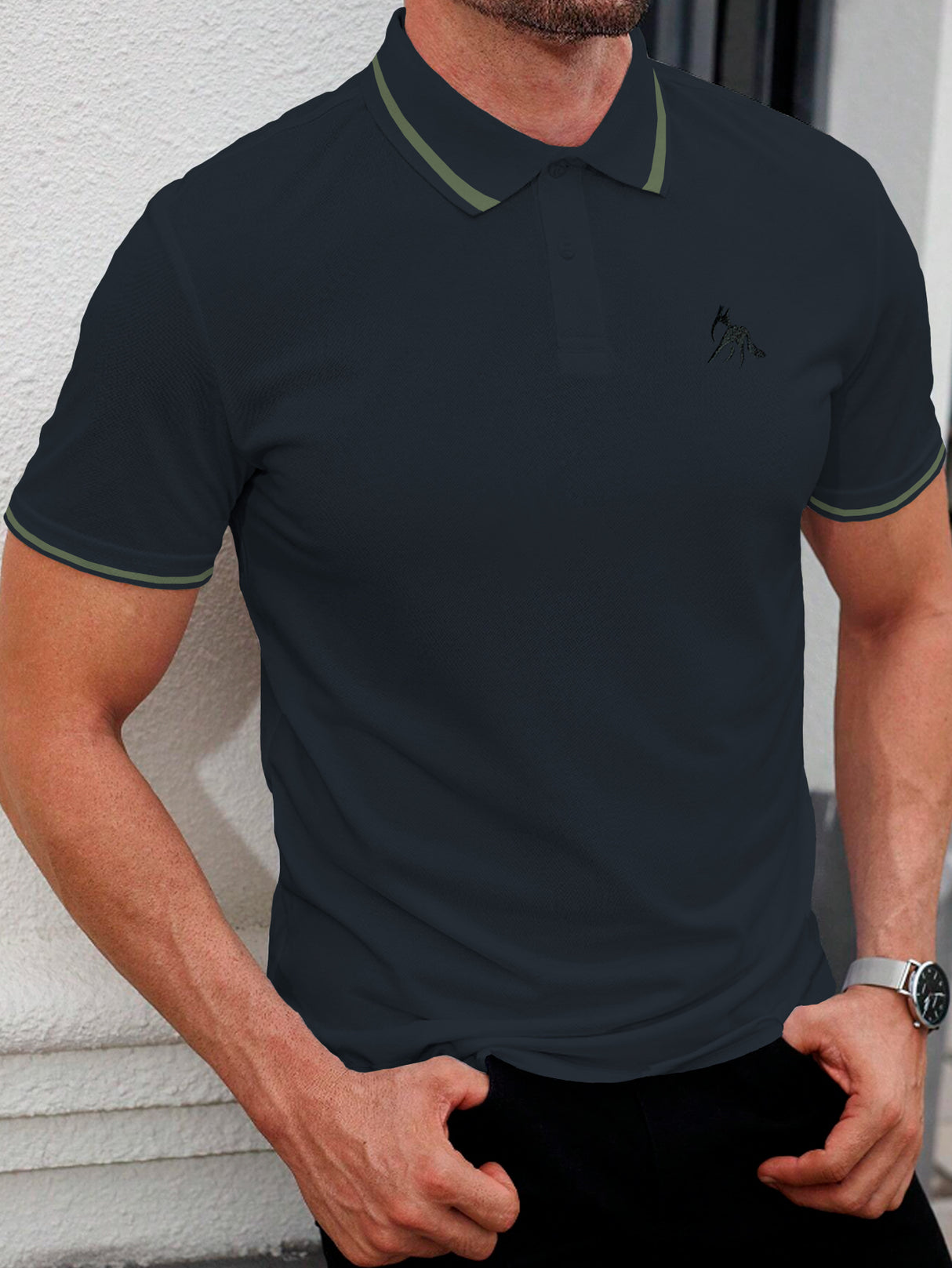 Playera Polo Hombre Manga Corta Casual Camisa Shendy Vendy