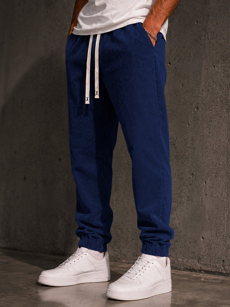 Pants Pantalon Pana Para Hombre Premium Jogger Comodo Casual