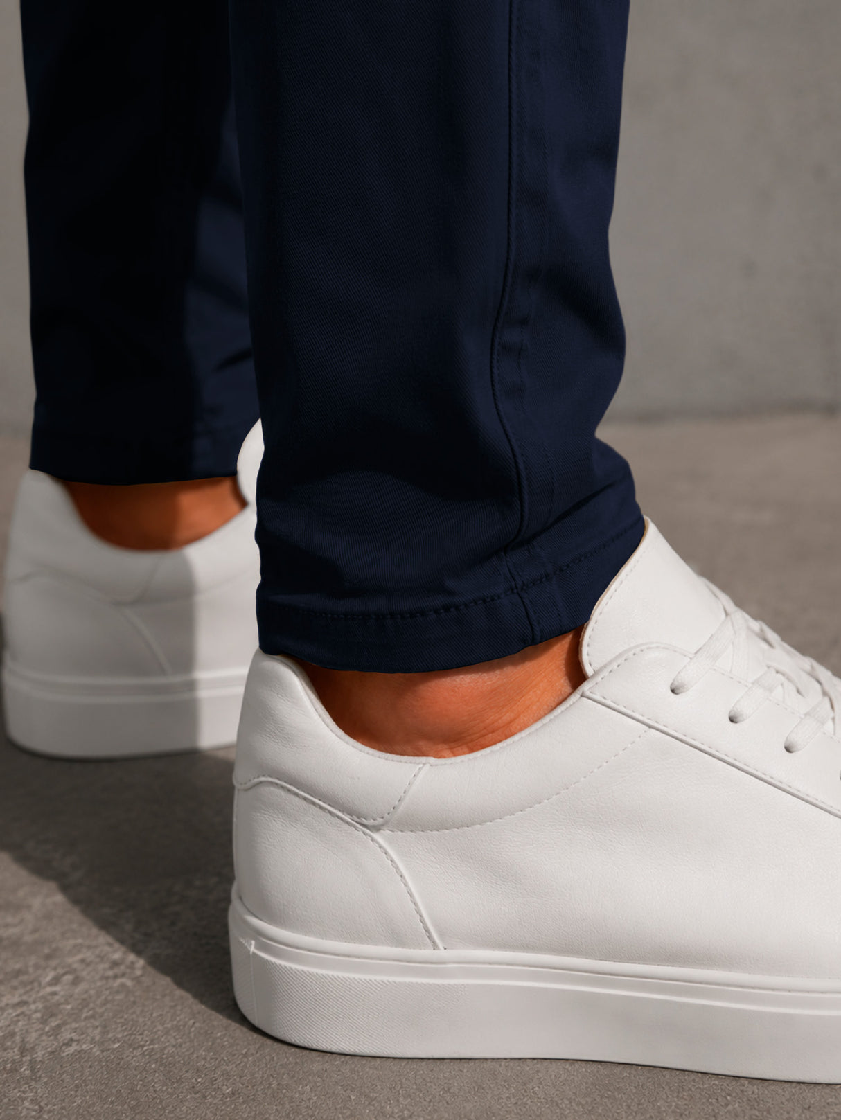 Pantalón De Vestir Casual Hombre Skinny Slim Fit Gabardina