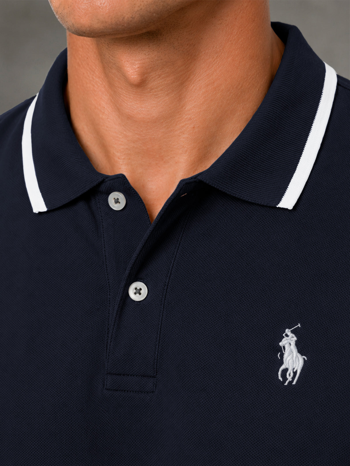 Camisa HPC Polo Hombre Manga Corta Sport Elegante Estilo Old Money
