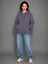 Sudadera con Capucha para Mujer Manga Larga Hoodie sin Cierre