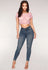 Jeans de Mujer Corte Colombiano Push Up Levanta Pompa de Corte Skinny
