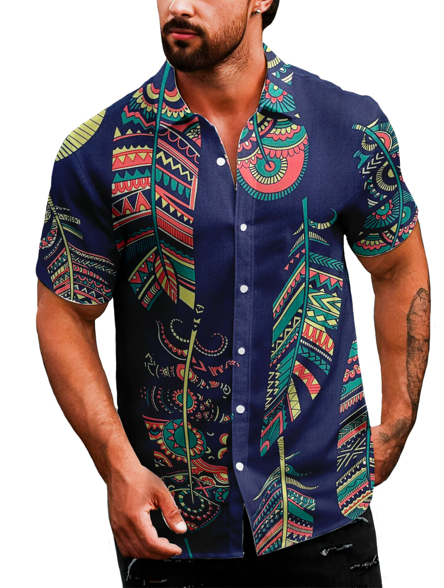 Camisa Casual Para Hombre Strech Manga Corta Shendy Vendy