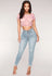 Jeans de Mujer Corte Colombiano Push Up Levanta Pompa de Corte Skinny