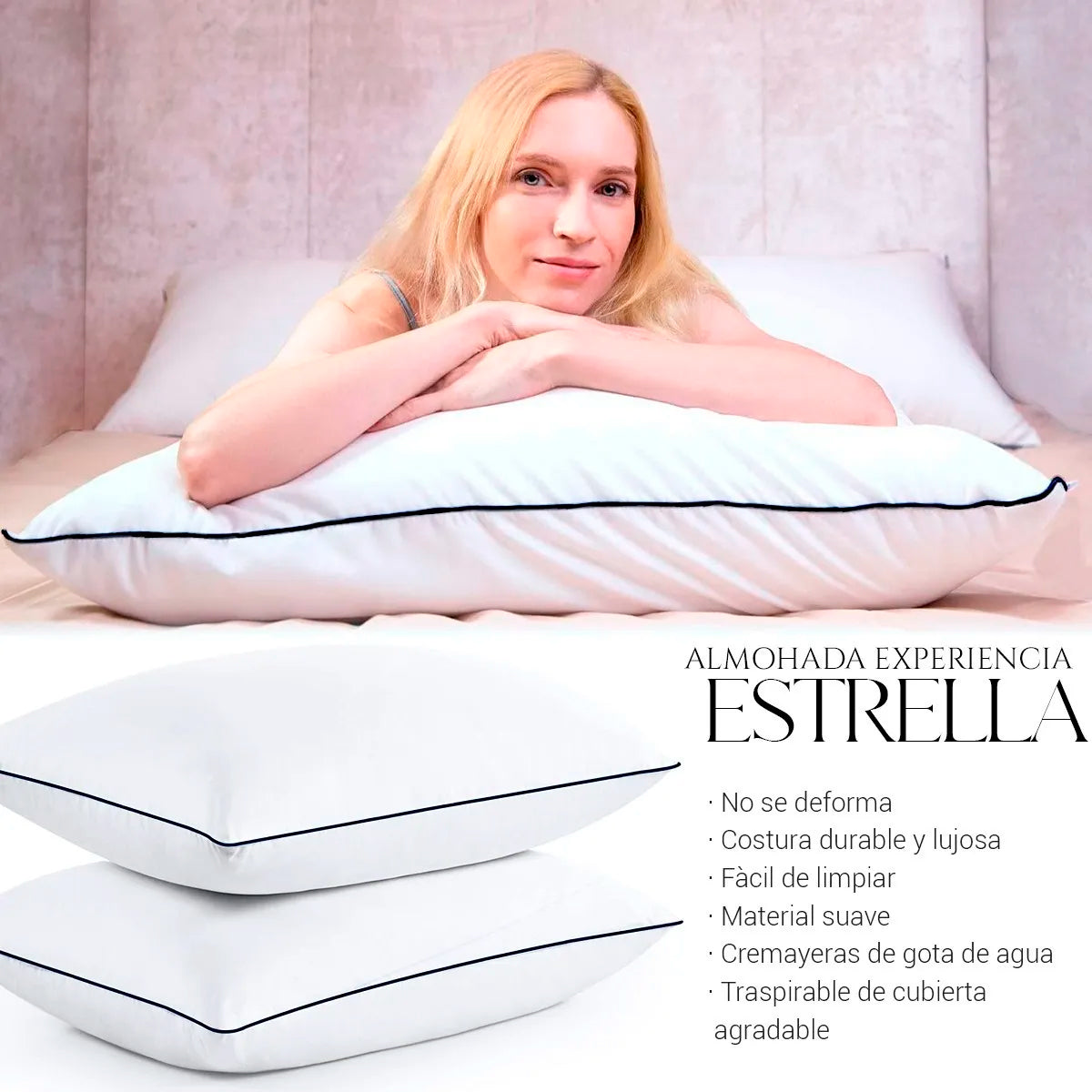 Almohada Conforf Premium Estándar Semi Firme