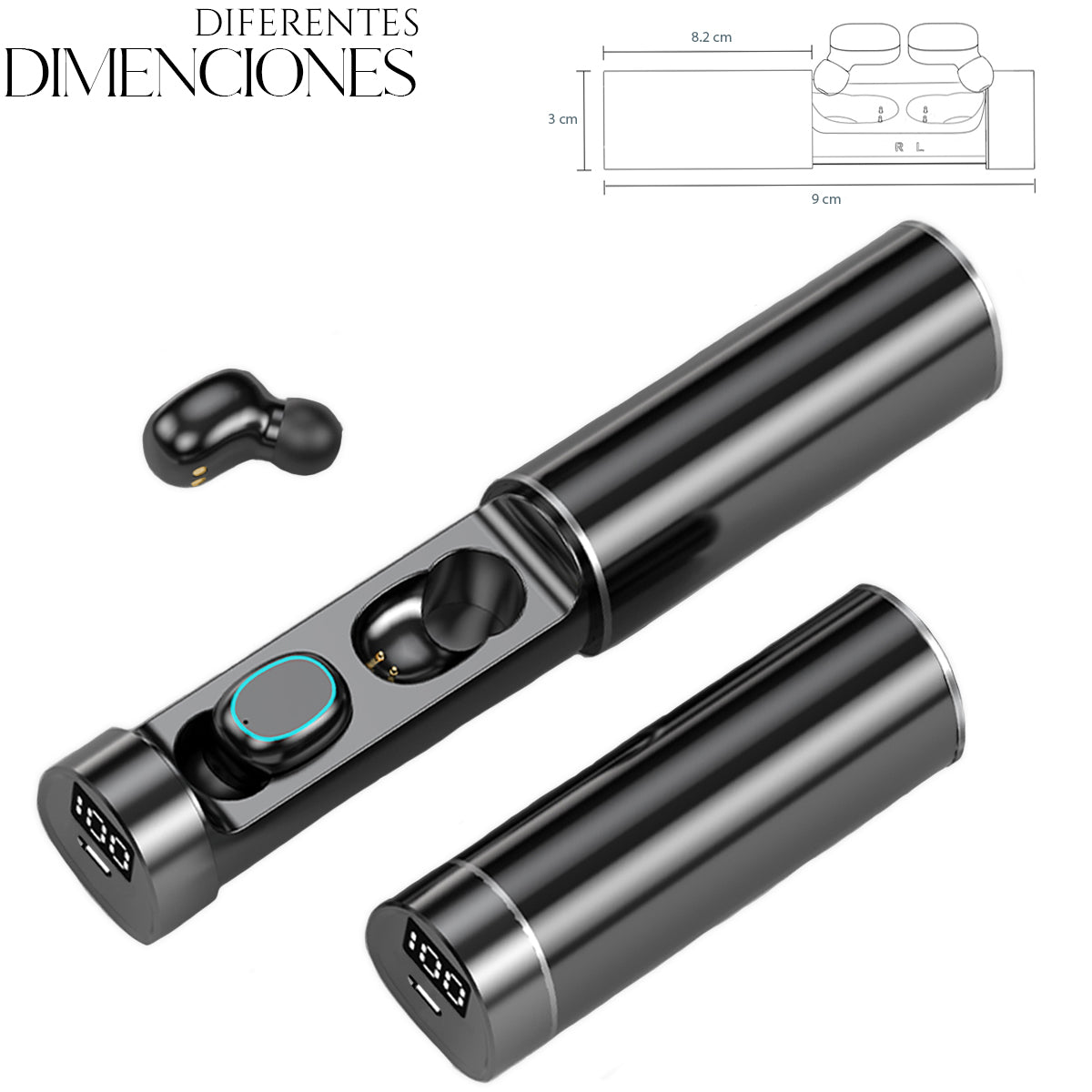 Audífonos In-ear Inalámbricos Tacto Inteligente Bluetooth