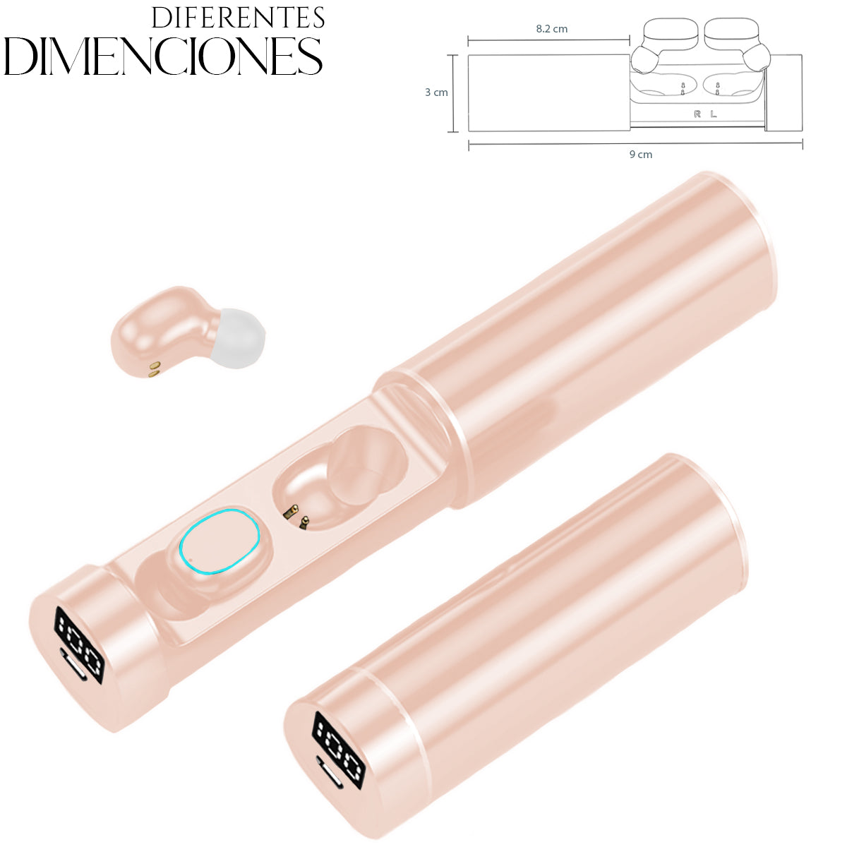 Audífonos In-ear Inalámbricos Tacto Inteligente Bluetooth