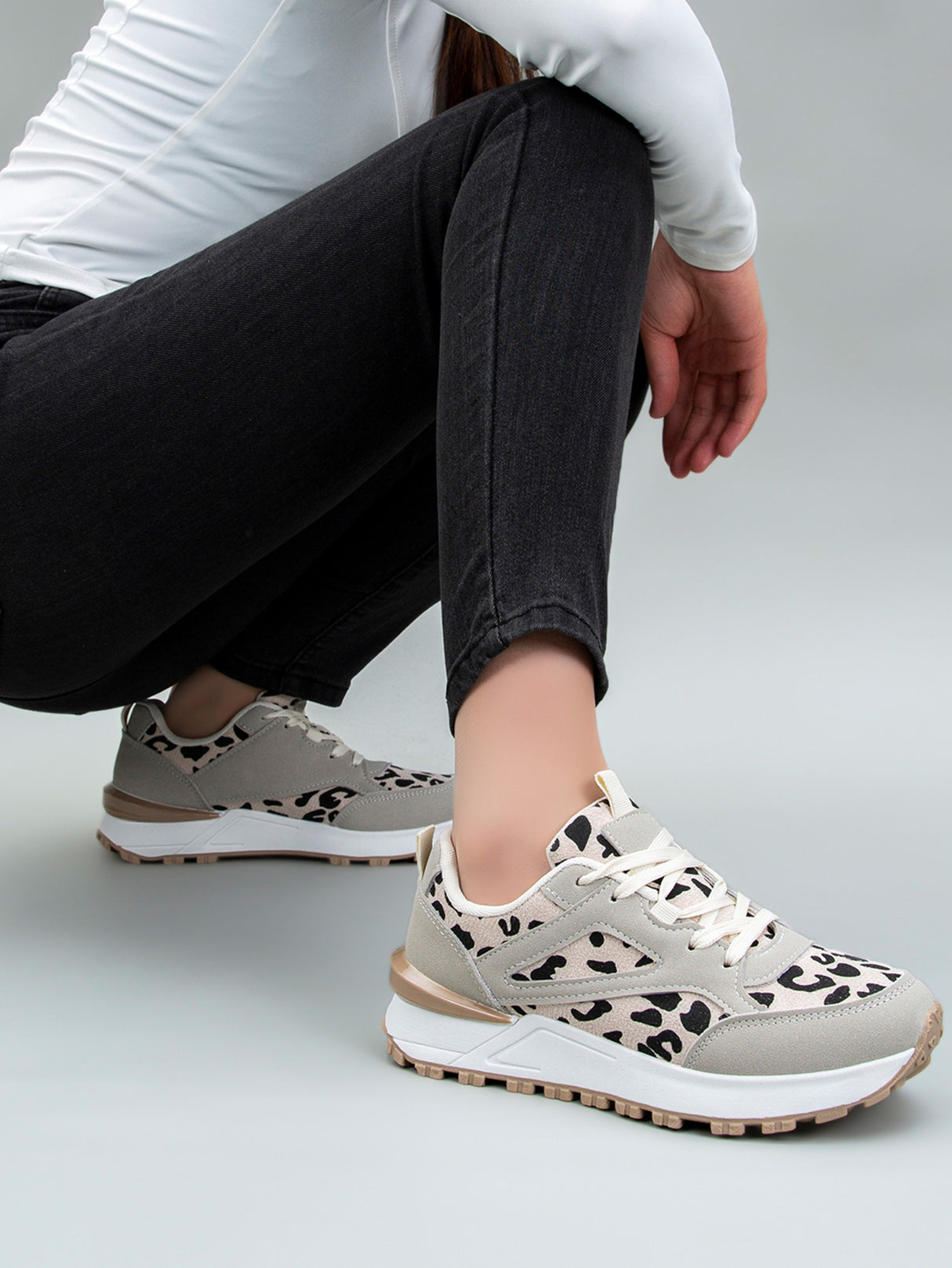 Tenis Mujer Plataforma Sneakers Antideslizante Estilo Casual