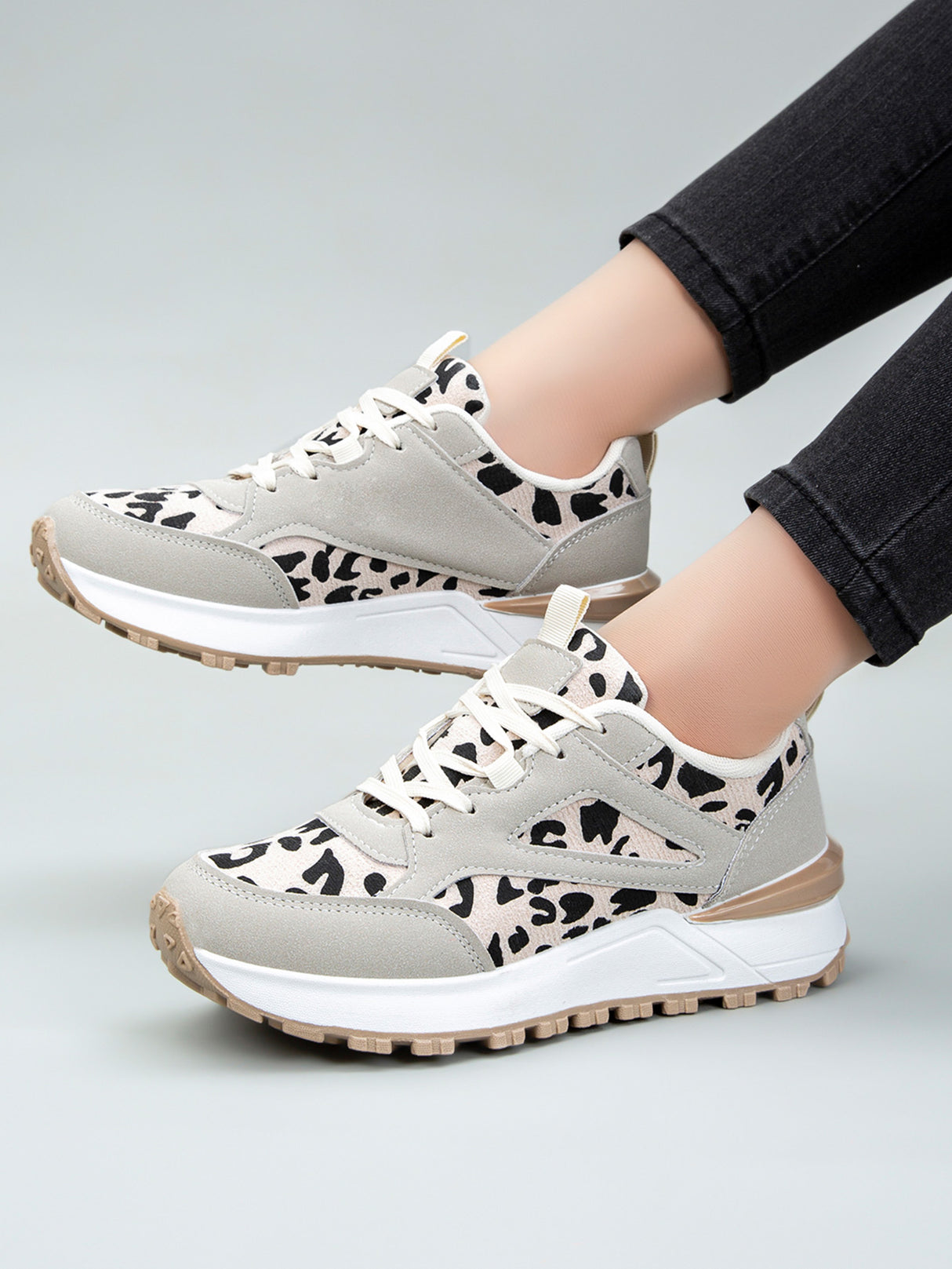 Tenis Mujer Plataforma Sneakers Antideslizante Estilo Casual
