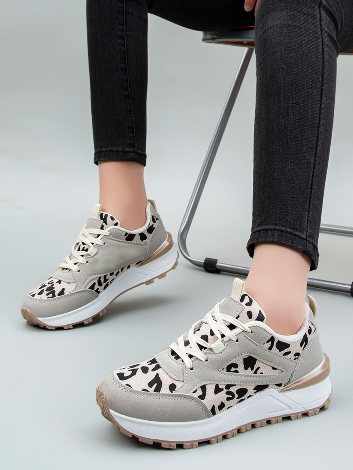 Tenis Mujer Plataforma Sneakers Antideslizante Estilo Casual