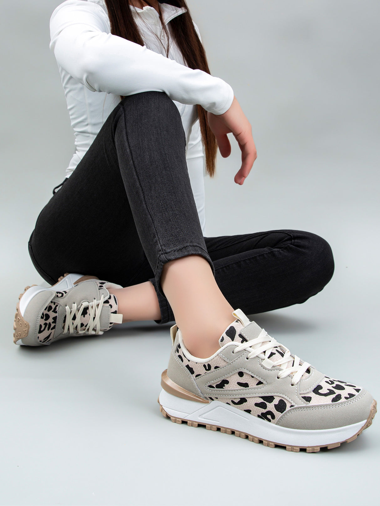 Tenis Mujer Plataforma Sneakers Antideslizante Estilo Casual