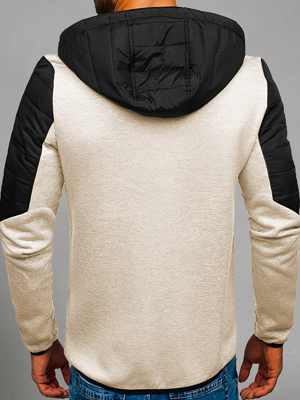 Sudadera Hombre Con Capucha Deportiva Con Cierre Hoodie