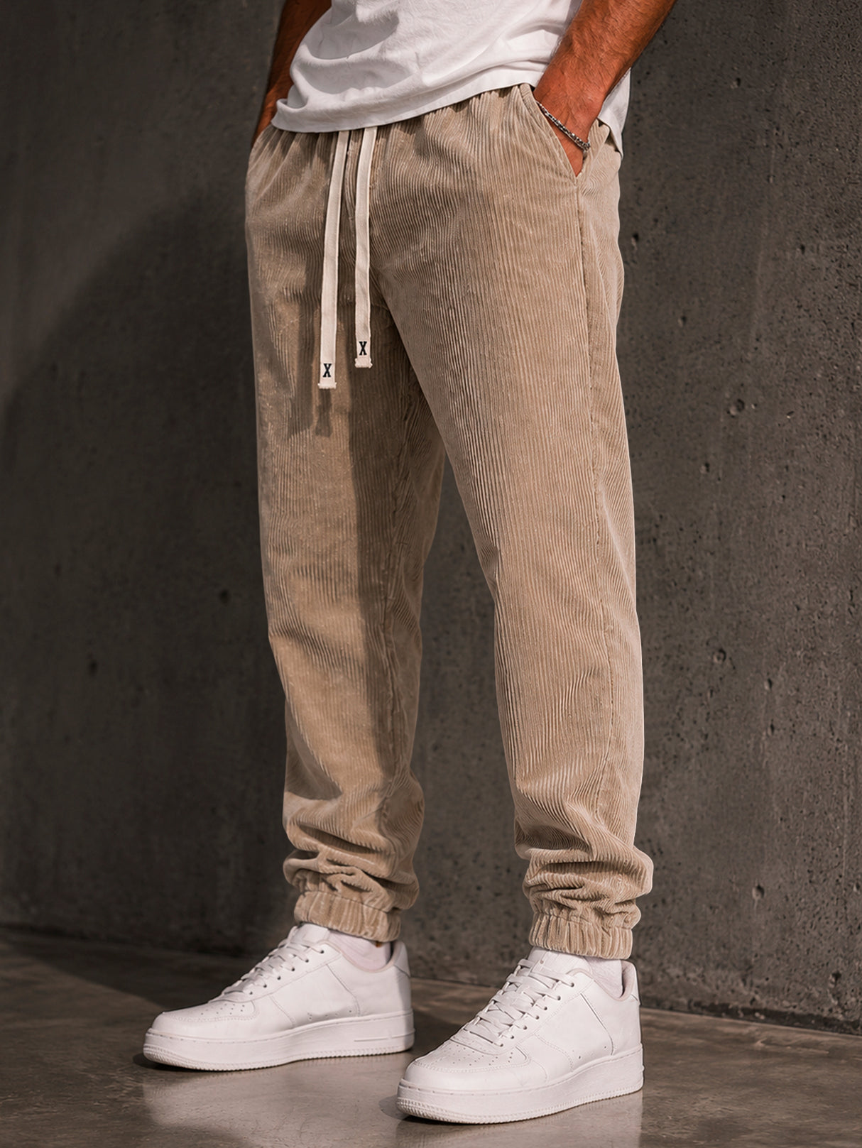 Pants Pantalon Pana Para Hombre Premium Jogger Comodo Casual