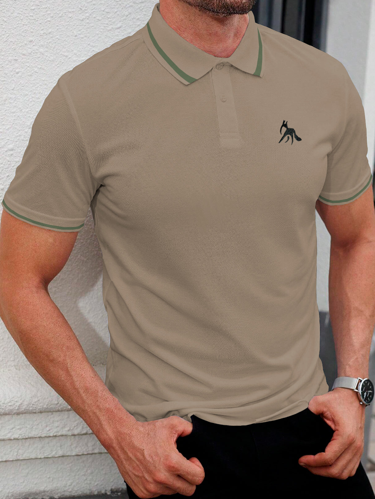 Playera Polo Hombre Manga Corta Casual Camisa Shendy Vendy