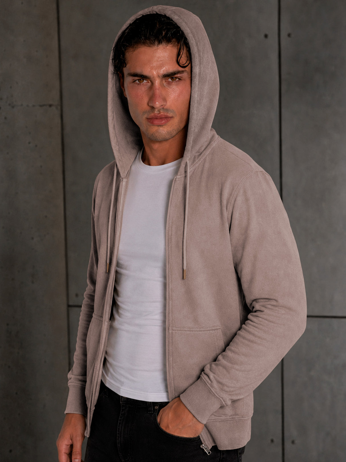 Sudadera Hoddie Para Hombre Con Cierre y Capucha Mayoreo