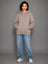 Sudadera con Capucha para Mujer Manga Larga Hoodie sin Cierre