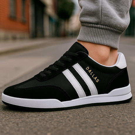 Tenis para hombre casual con un diseño adaptable para cualquier ocasión con suela antideslizante Zapatilla para hombre con cierre clásico de agujeta versátil para cualquier ocasión