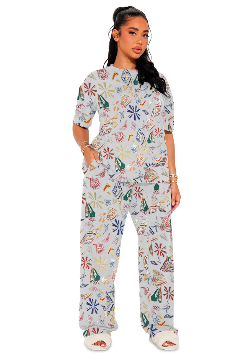 Pijama Shendy Vendy Dama Conjunto Elegante Camisa Pantalon