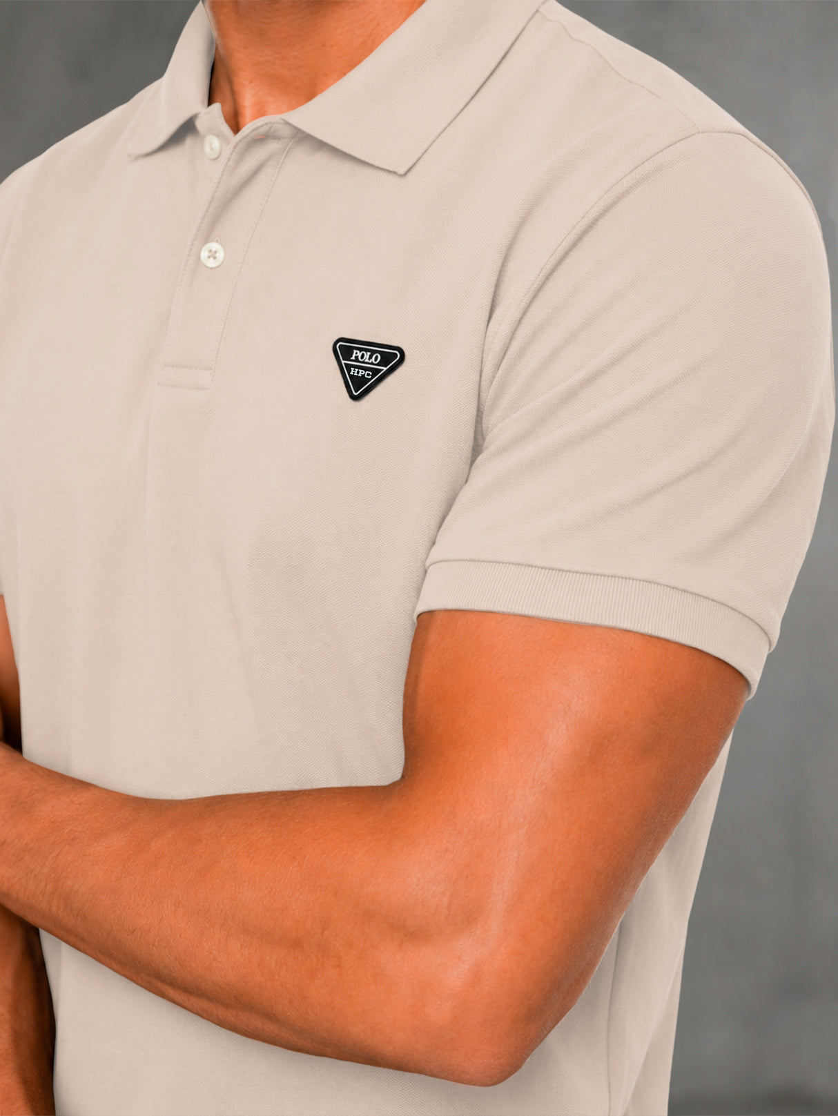 Playera HPC Polo Hombre Slim Fit Algodón Manga Corta Casual