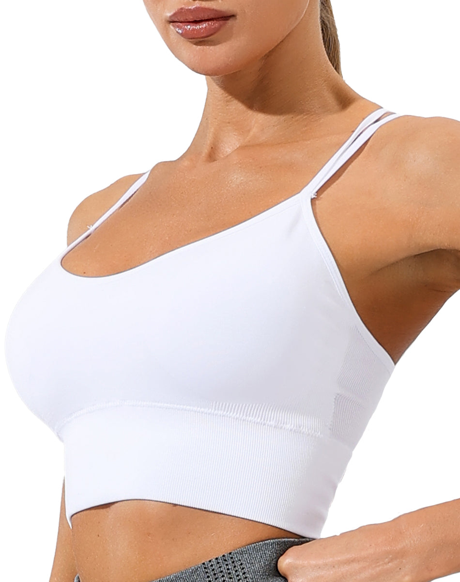 Crop Top Deportivo Para Mujer Push Up Katiusha Sport