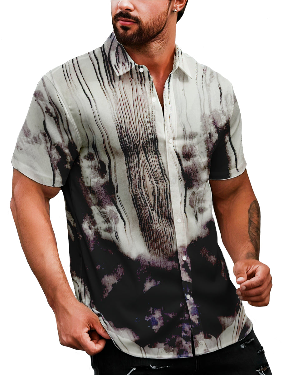 Camisa Casual Para Hombre Strech Manga Corta Shendy Vendy