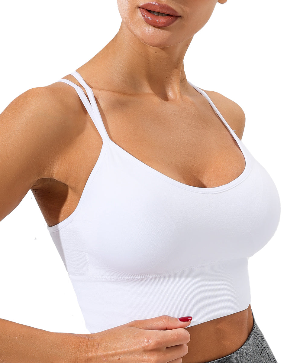 Crop Top Deportivo Para Mujer Push Up Katiusha Sport