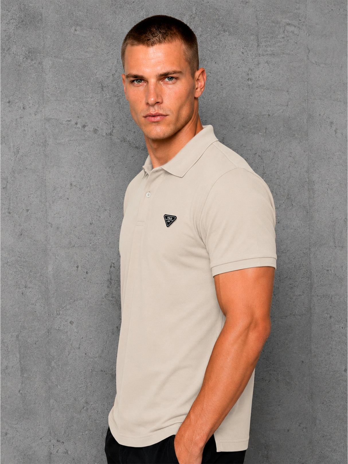Playera HPC Polo Hombre Slim Fit Algodón Manga Corta Casual