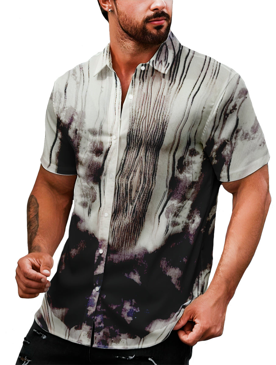 Camisa Casual Para Hombre Strech Manga Corta Shendy Vendy