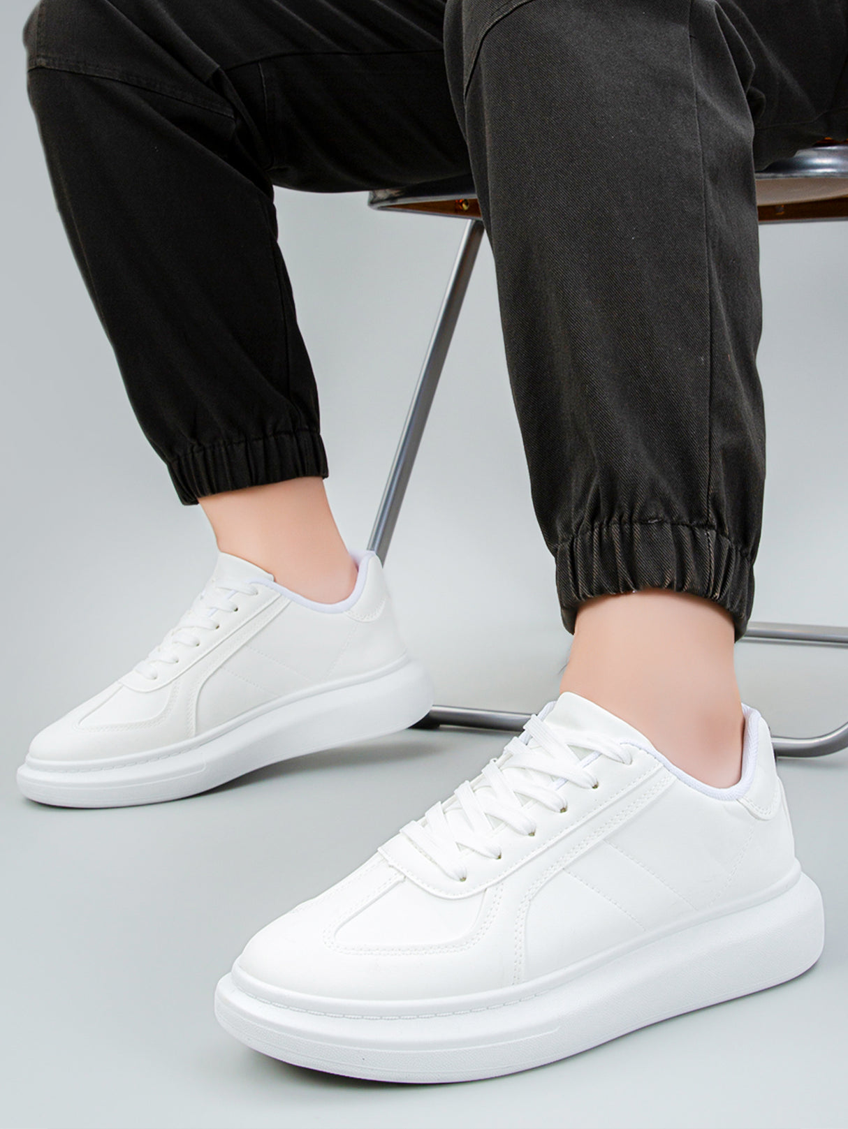 Tenis Para Hombre Sneakers Casuales de Plataforma Comodos De Moda
