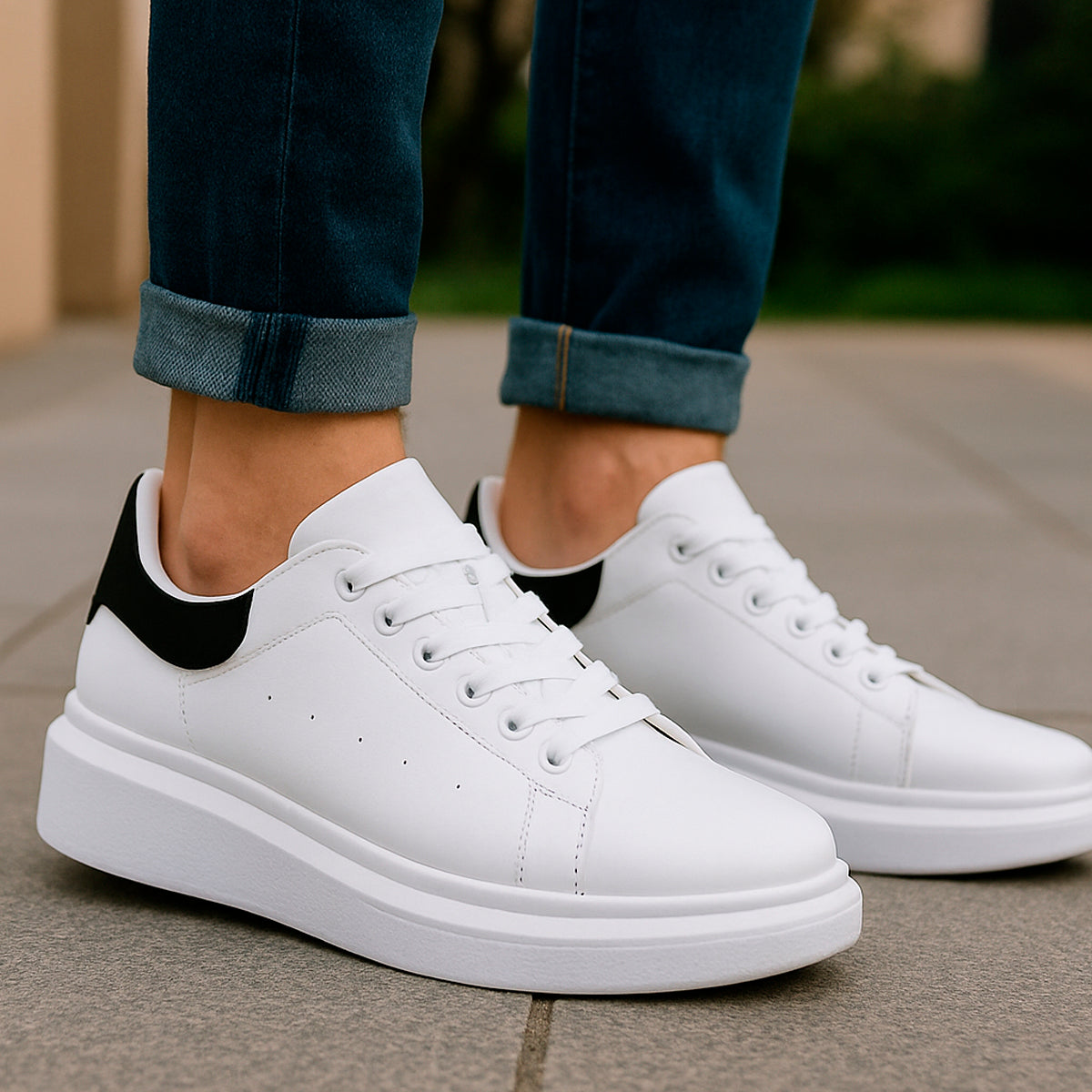 Tenis para hombre informales con un diseño casual para el uso diario Zapatilla casual con suela antideslizante con agujeta para un uso mas cómodo