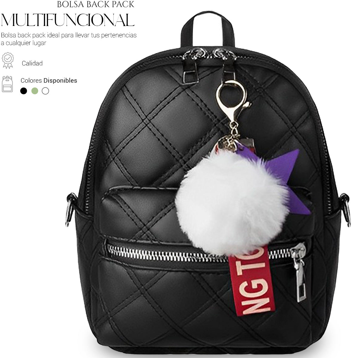 Bolso Bandolera Mochila De Moda Multifuncional Casual