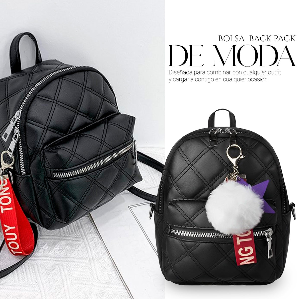 Bolso Bandolera Mochila De Moda Multifuncional Casual