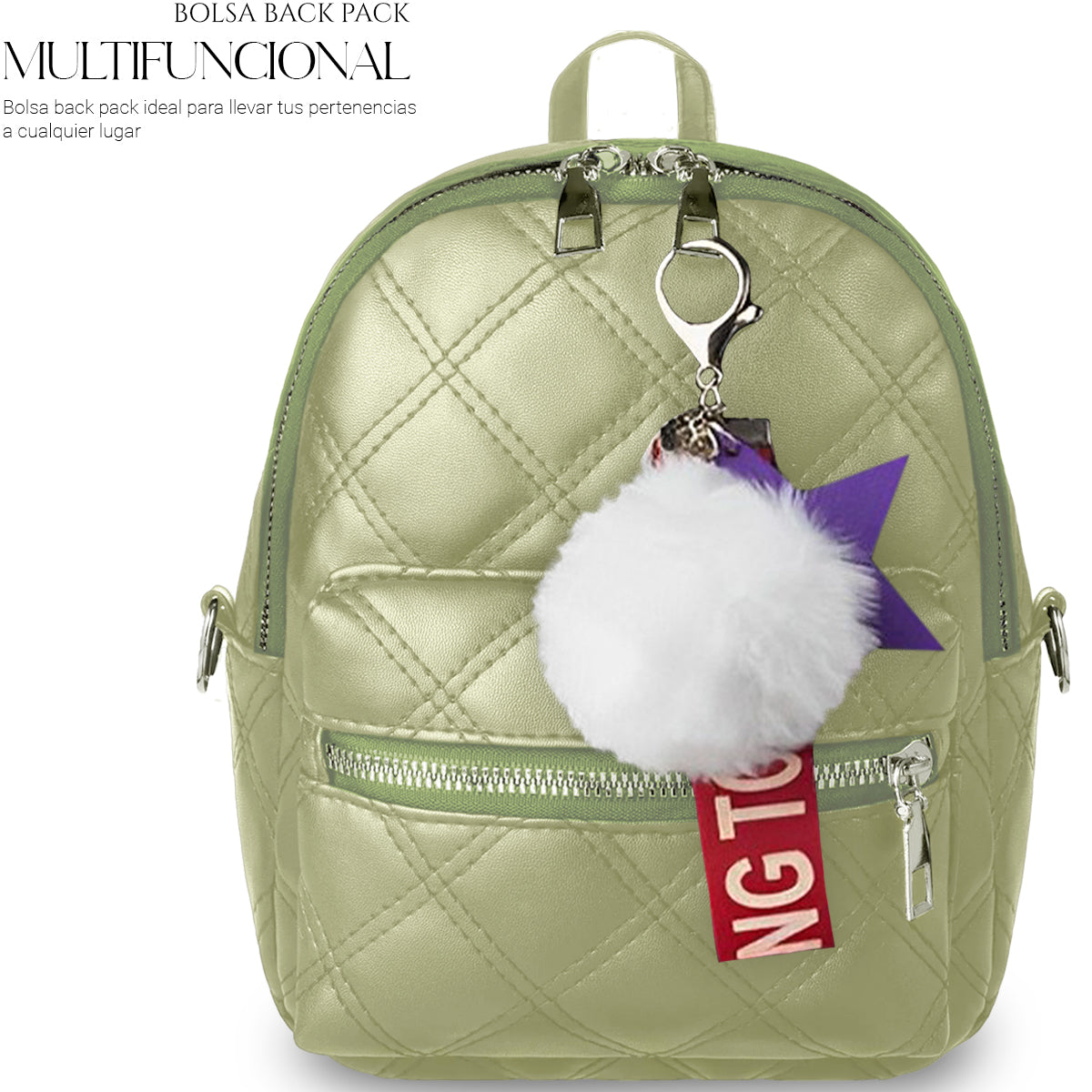 Bolso Bandolera Mochila De Moda Multifuncional Casual