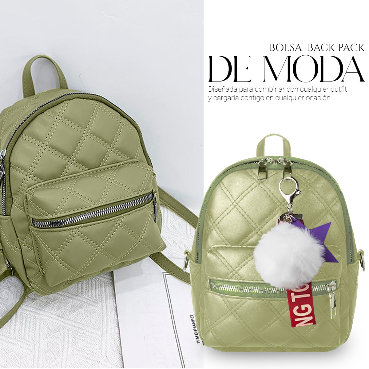 Bolso Bandolera Mochila De Moda Multifuncional Casual