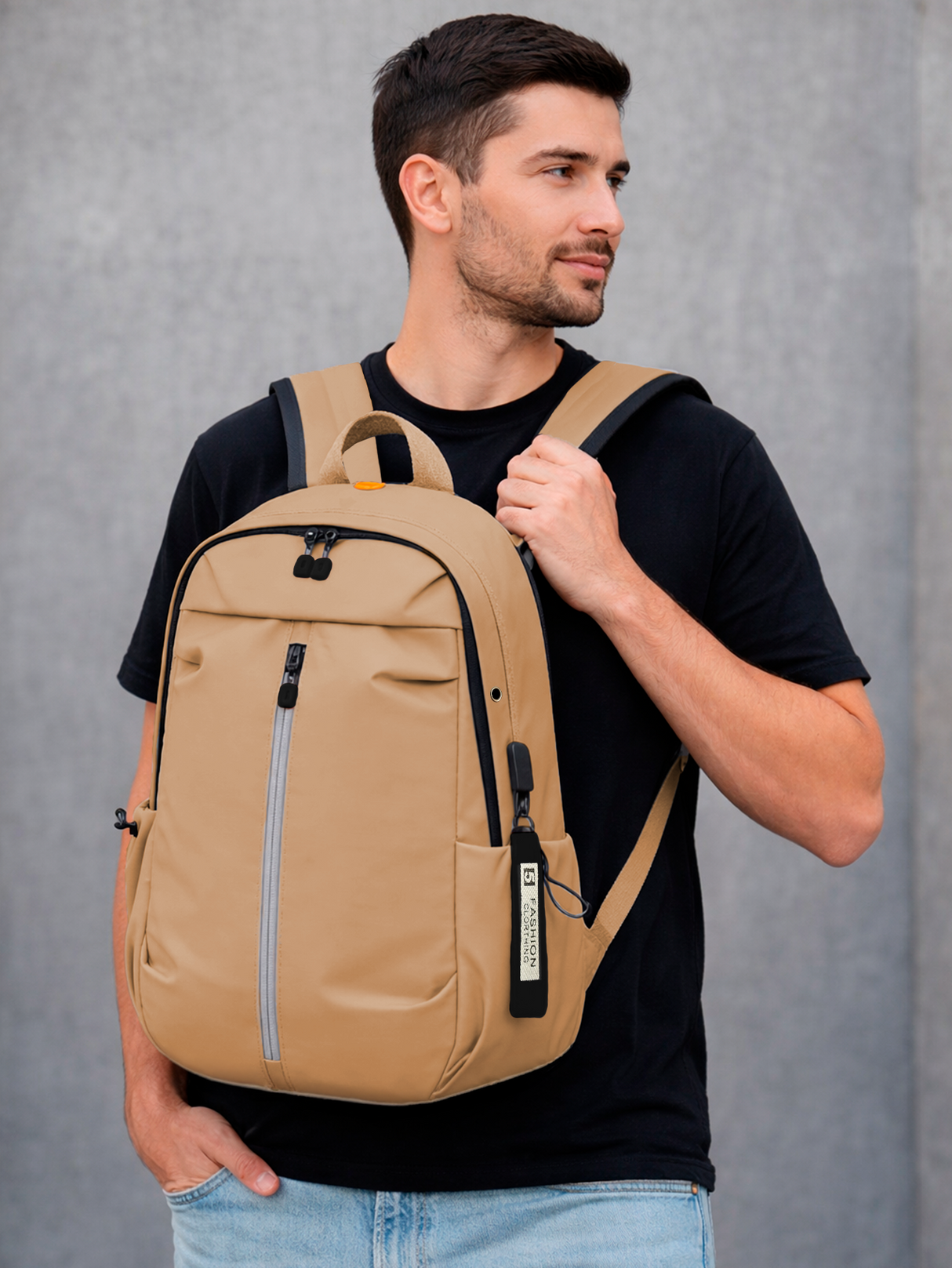 Mochila Backpack Vinipiel Contra Agua De Viaje Porta Laptop