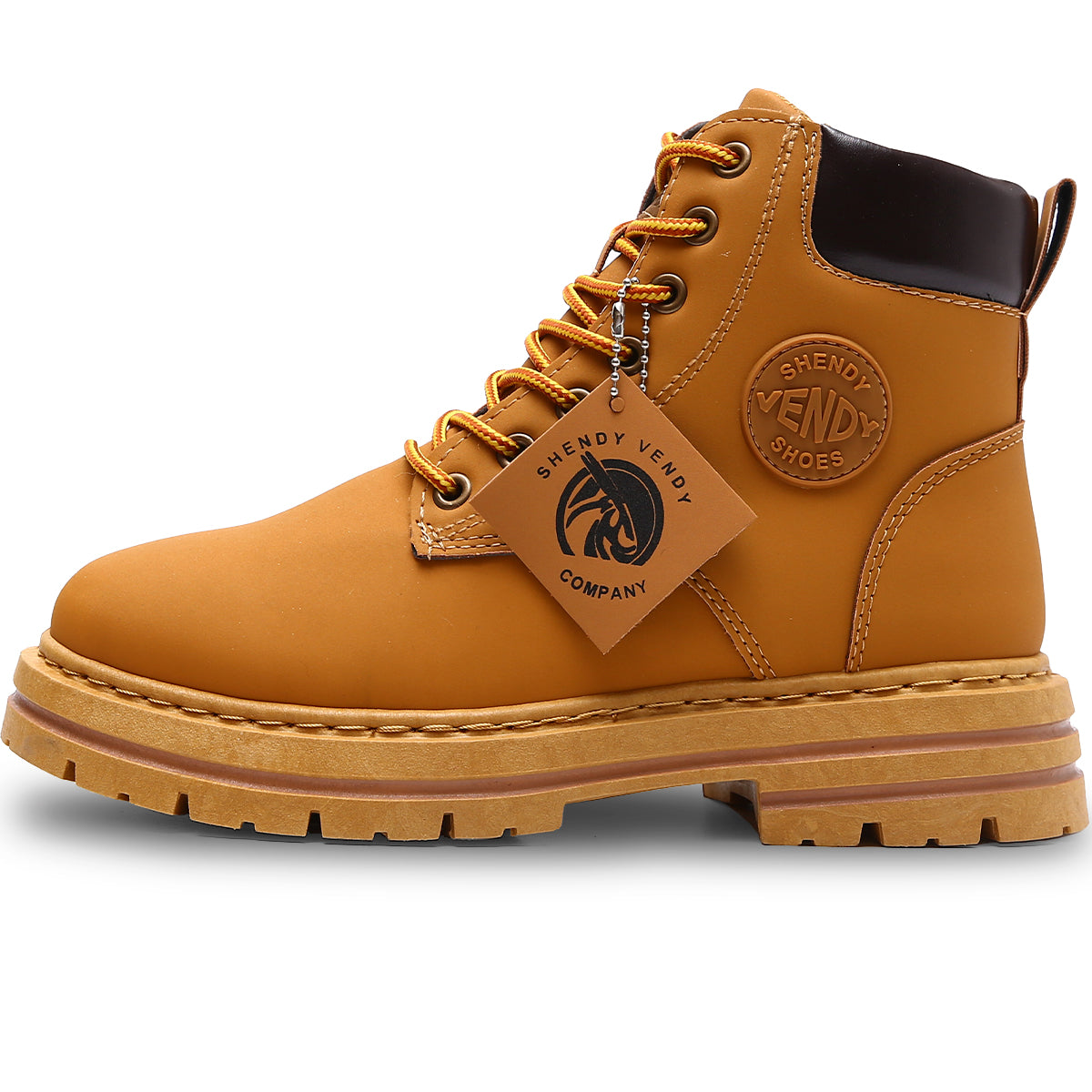 Botas Para Hombre Estilo Urbano Plataforma Antideslizante