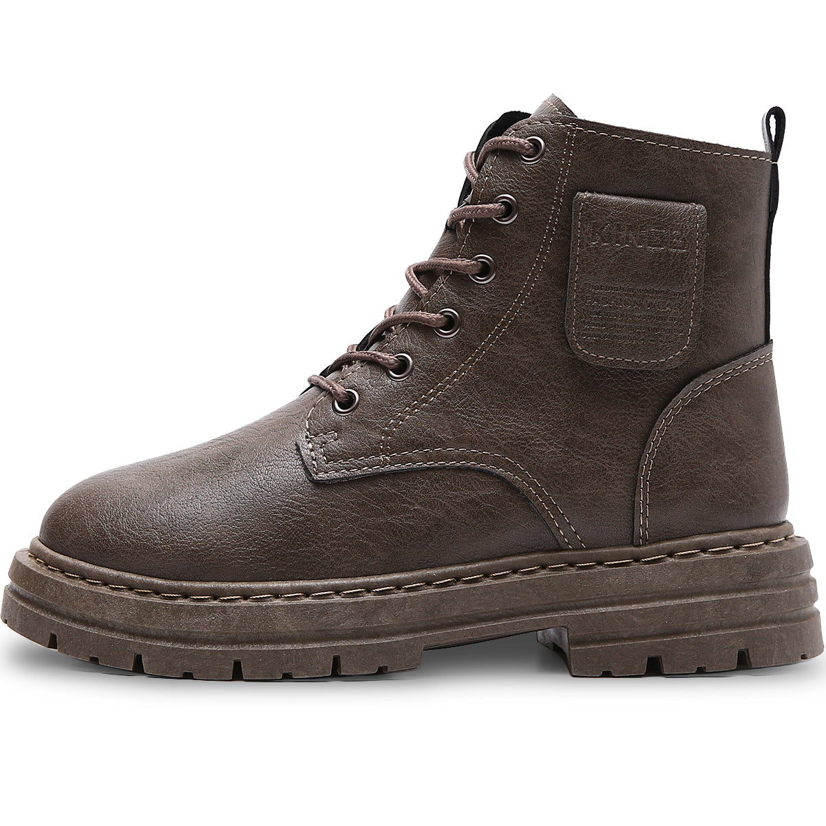 Botas Para Hombre Estilo Urbano Tipo Vinipiel Antideslizante