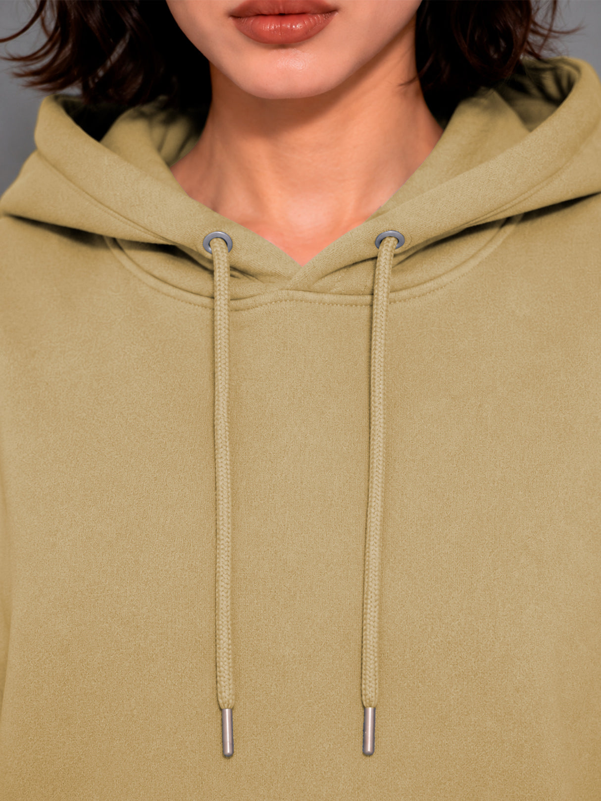 Sudadera con Capucha para Mujer Manga Larga Hoodie sin Cierre