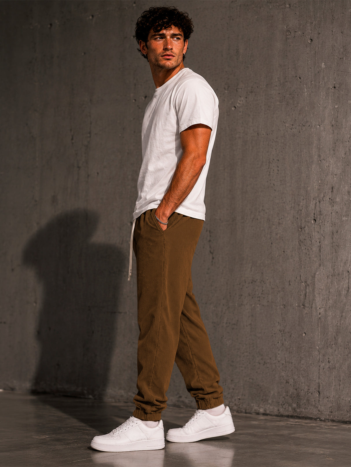 Pants Pantalon Pana Para Hombre Premium Jogger Comodo Casual